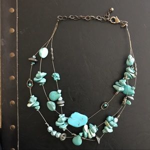 Turquoise layered necklace